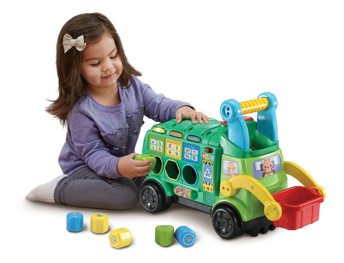 Camion Montable  De Reciclaje Luces Y Sonidos Vtech