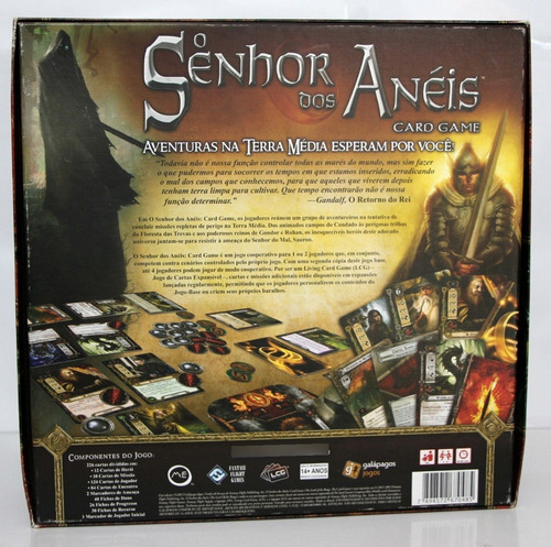 Jogo O Senhor Dos Anéis - Card Game (Usado)