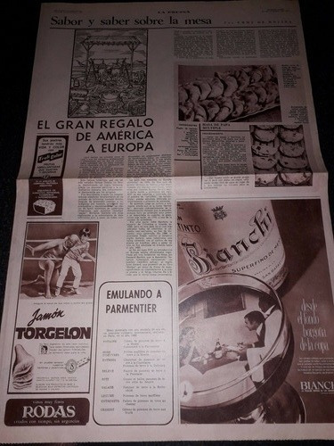 Diario La Prensa 10/10 1971 Bariloche Ferrocarriles Trenes 