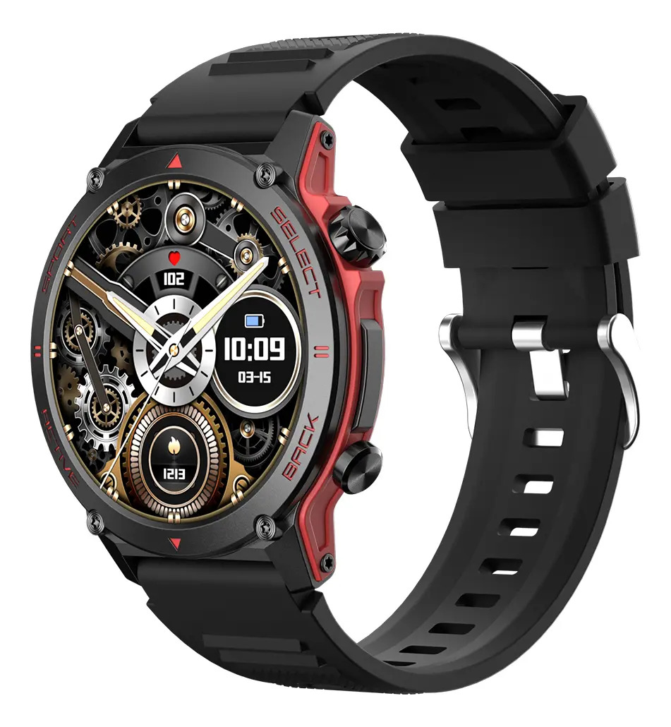 Smartwatch Bazik Prime S37 ULTRA MAX Preto, Com GPS e NFC, Para Android e iOS