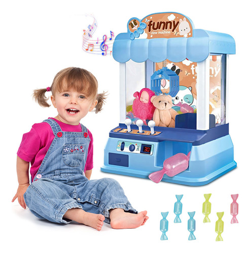 Máquina De Garras Grande Para Niños Con Luz Sonido Usb