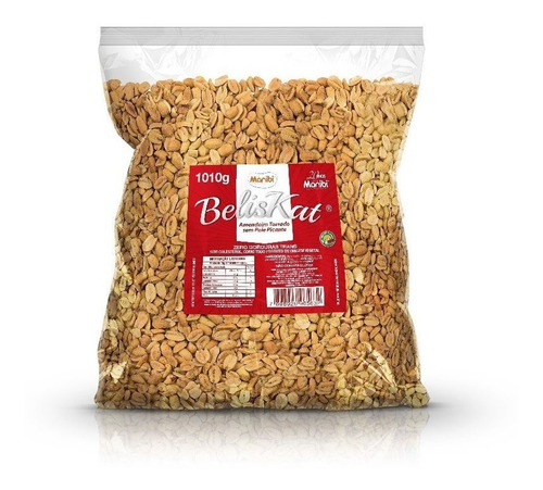 Imagem 1 de 2 de Amendoim Torrado Sem Pele Temperado Pimenta 1kg Beliskat