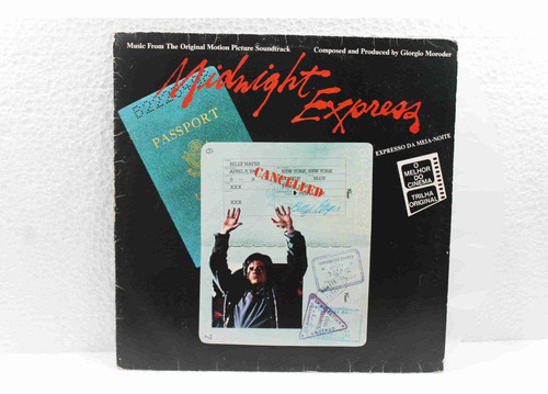 Lp Vinil - Trilha Sonora Filme Expresso Da Meia Noite