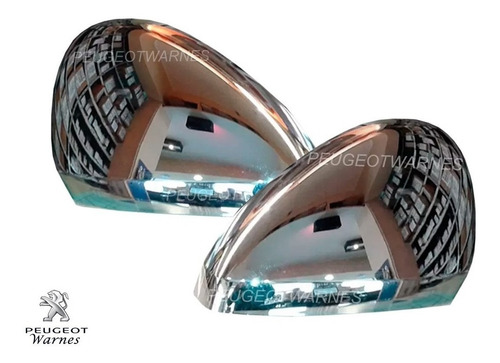 Imagen 1 de 10 de Juego Cachas Espejo Cromadas Originales Citroen C4 Linea Nva
