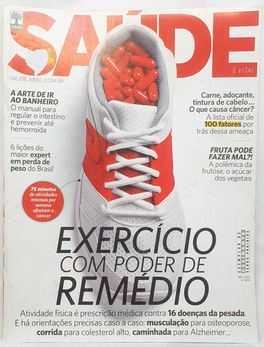 Revista Saúde! 409 - Exercício Com Poder De Remédio (Usado)
