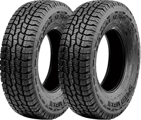 Kit de 2 pneus Speedmax Pneu de Carro SL369 A/T 215/70R16 S 100 - 800 kg