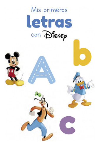 Libro Mis Primeras Letras Con Disney De Disney