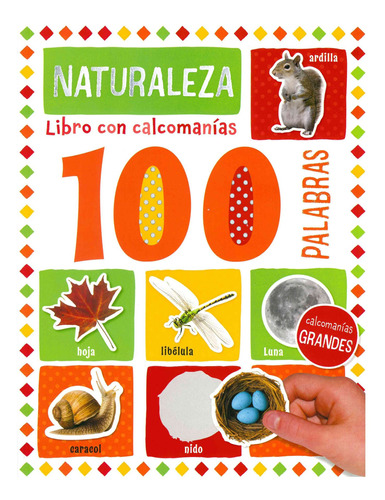 Libro Con Calcomanías - Naturaleza -  Silver Dolphin