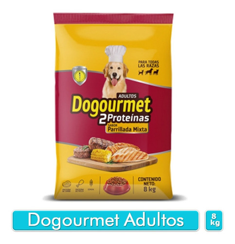 Alimento Para Perros Dogourmet Adultos Parrilla Mix 8kg