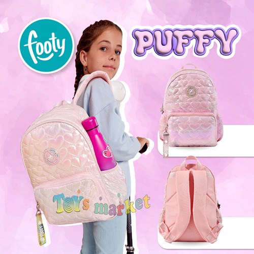 Imagen 5 de 8 de Mochila Espalda De 16 Pulgadas Footy Fashion