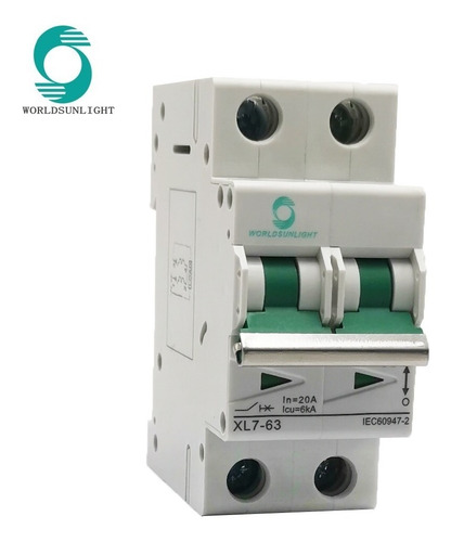 Disyuntor Automático Dc 500v 2p Bipolar