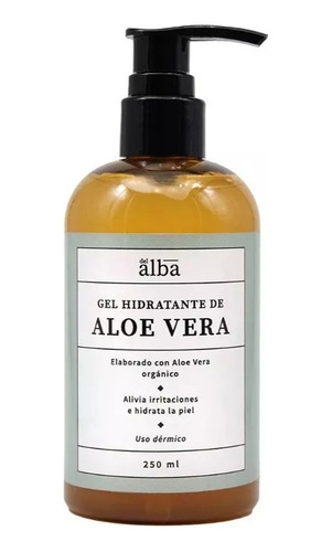 Gel Aloe Vera Dérmico 250ml Hidratante Apicola Del Alba  