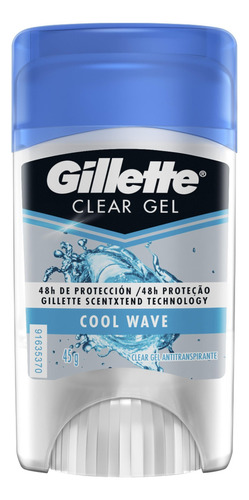 Antitranspirante em gel Gillette Cool Wave 45 g