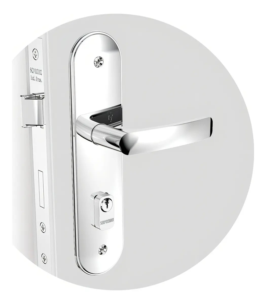 Fechadura Externa Soprano Pali Cromada 03001.0700.17