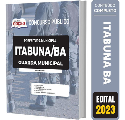 Apostila Concurso Itabuna Ba 2023 - Guarda Municipal