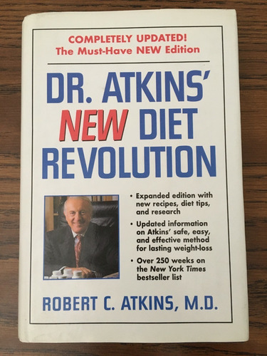 Dr Atkins New Diet Revolution Robert C Atkins (Usado)