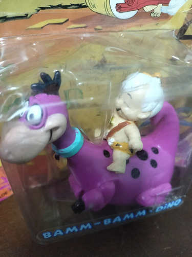 Figura Boley 1993 The Flintstones Dino Riders Bamm Bamm Dino (Usado)