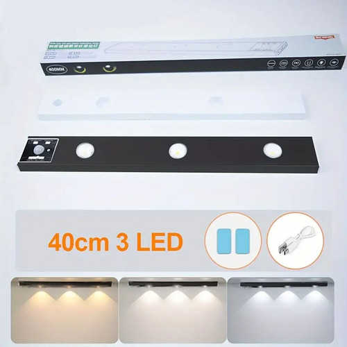 Barra De Luz Led Inteligente Con Sensor De Movimiento 40cm