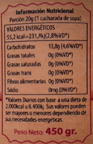 Imagen 2 de 3 de Mermelada Dulce De Murra Mora 450g Organico Natural Bolson