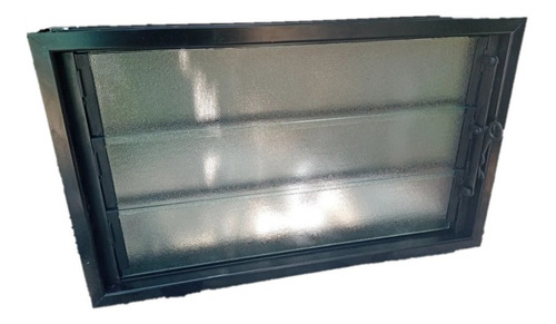 Aireador Ventiluz Aluminio Negro 100x36 C/mosquitero