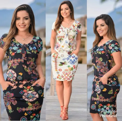 Vestidos viscolycra verao 2018 sales