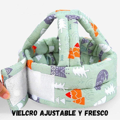 Casco Antigolpes De Seguridad Ajustable Para Bebés