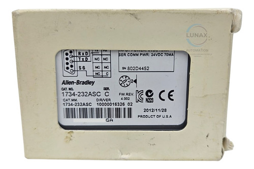 Allen Bradley 1734-232asc Ascii Interface* (original)