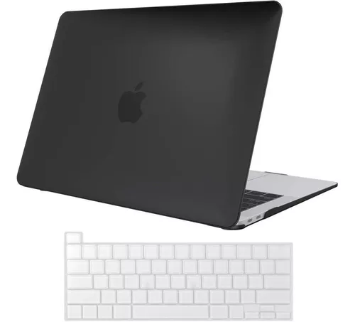 Versión 2016 Modelo A2338 M1 A2289 A2251 A2159 A1989 A1706 A1708 MUSHUI 4 in 1 Funda para MacBook Pro 13 pulgadas 2020 Carcasa de plástico suave al tacto para Apple Mac Agujero Negro