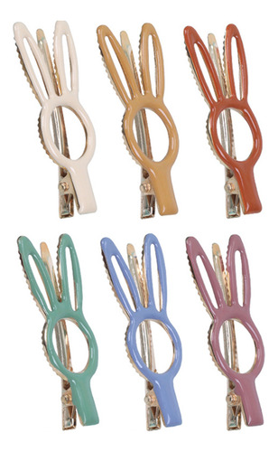 Pinzas Para Pelo De Cocodrilo Con Forma De Conejo Para Niña,