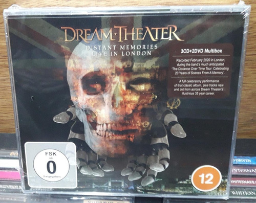 Dream Theater - Distant Memories Live In London  3cd´s 2 Dvd
