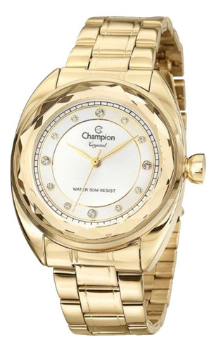 Relógio Champion Analogico-cn27189w Feminino Dourado