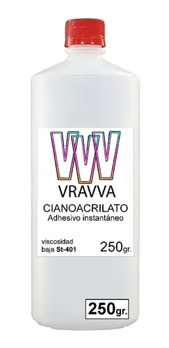 Cianoacrilato Pegamento Adherente St-401 Visc / Baja 250 Gr.