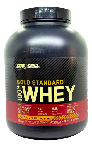 Gold Standard 100% Whey 5 Lbs Chocolate Peanut Butter Optimu