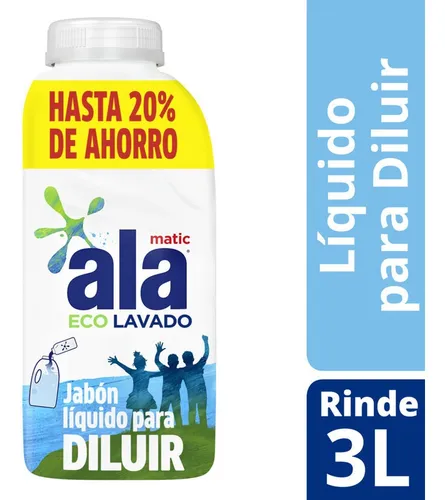 comprar Jabon Liquido Ala Ecolavado Para Diluir X 500 Ml Rinde 3 Lts