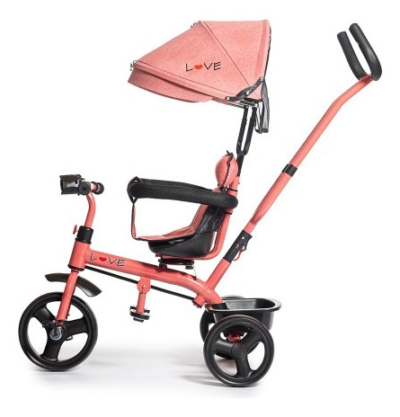 Triciclo Infantil Asiento Giratorio Música Luz Apoyapies 044