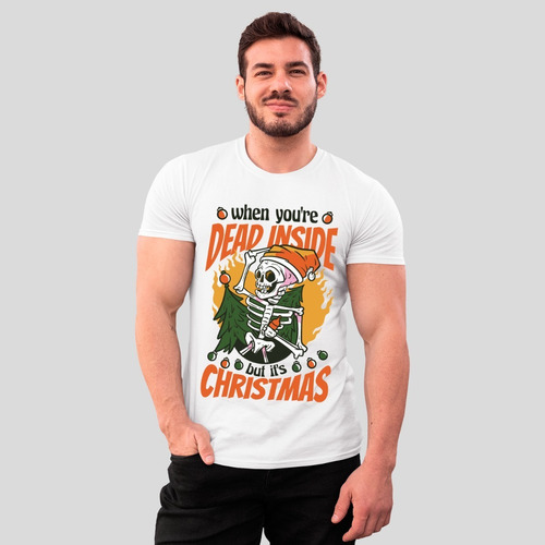 Playera Navidad - Hombre - Dead Inside Christmas