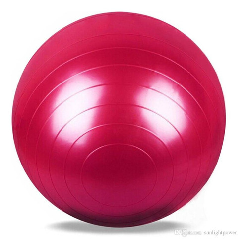 Balón Inflable Para Gym O Yoga  Rojo