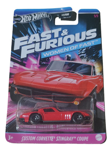 Hot Wheels Custom Corvette Stingray Coupe Rápido Y Furioso 