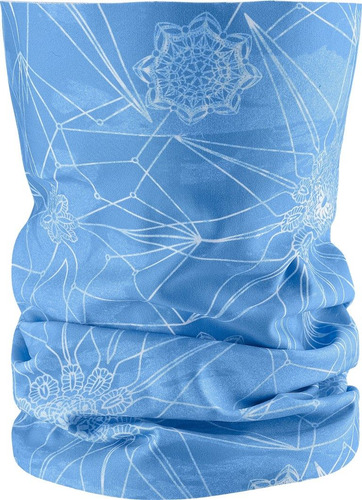 Bandana Femenina Salomon - Necktube Snow Azul - Running