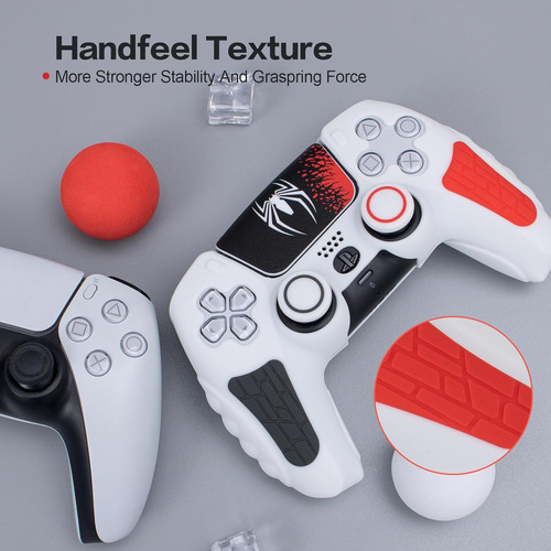 Funda Para Mando Ps5, Color Blanco Y Negro (2 Paquetes)