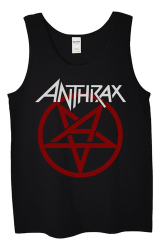 Polera Musculosa Anthrax Pentagram Metal Abominatron