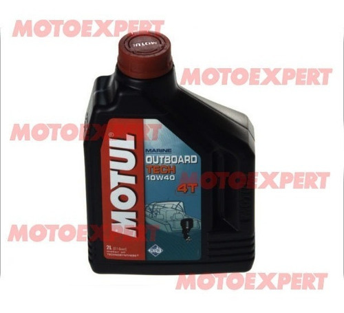 Aceite Fuera De Borda Outboard Tech 4t 10w40 2 Litros Motul