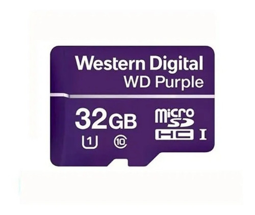 Memoria 32 Gb Vigilancia Camaras Ip Wifi Wd Purple Clase 10 