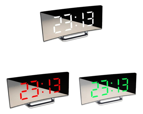 Reloj Despertador Digital Pantalla Led Alarma Luminoso