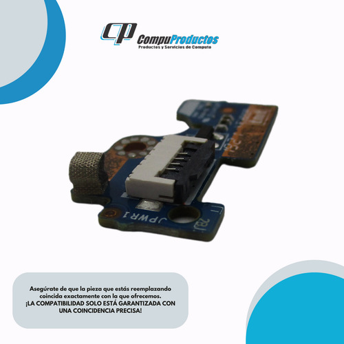 Boton Encendido 15-bs134wm 15-bs 250 255 G6 924933-001 (Usado)