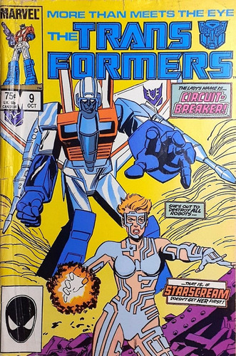 The Transformers Vol. 1, No. 9, Oct. 1985 De Marvel Comics