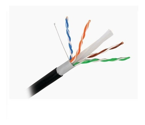 Cable Utp Doble Chaqueta Cat6 100% Cobre 100mt Intemperie  