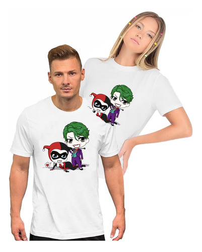 Poleras Pareja Joker Y Harley Quinn