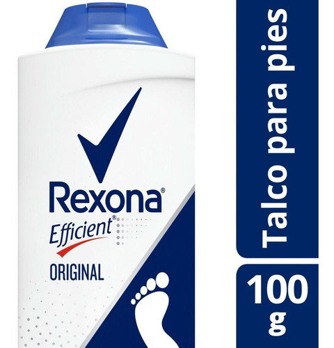 Talco Para Pies Rexona Efficent Original X 100 Gr