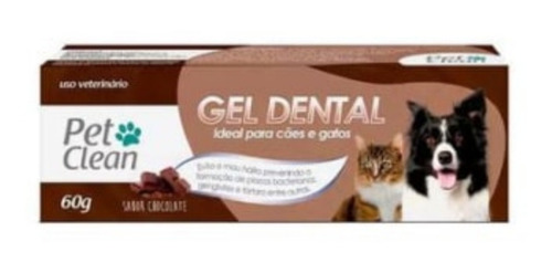 Pasta De Dientes Perros Y Gatos  Sabor Chocolate Pet Clean 